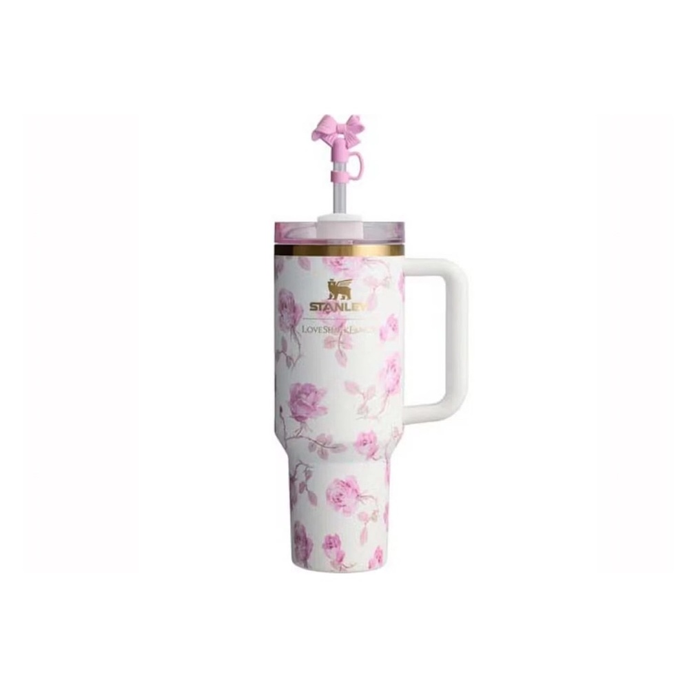 Stanley X 40oz Tumbler Quencher -LOVE SHACK FANCY- Limited Edition (Pink…